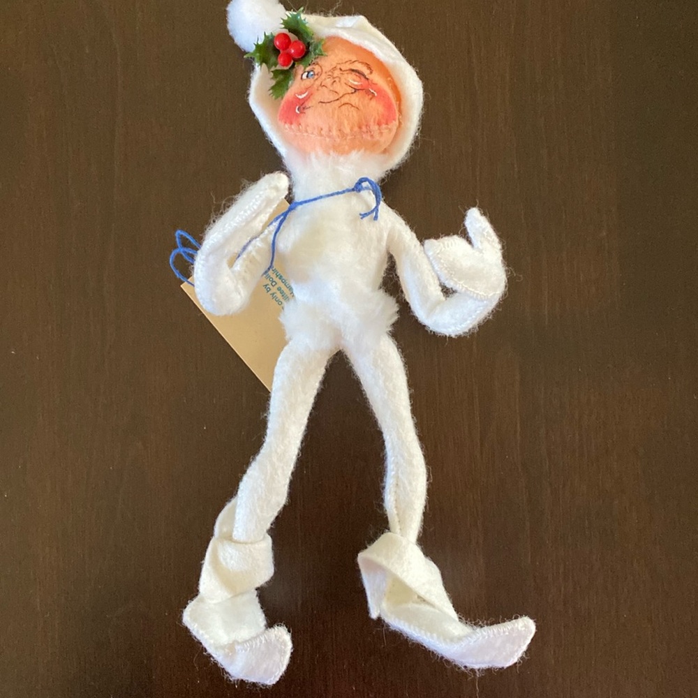 Annalee Dolls White Elf - Number 7355